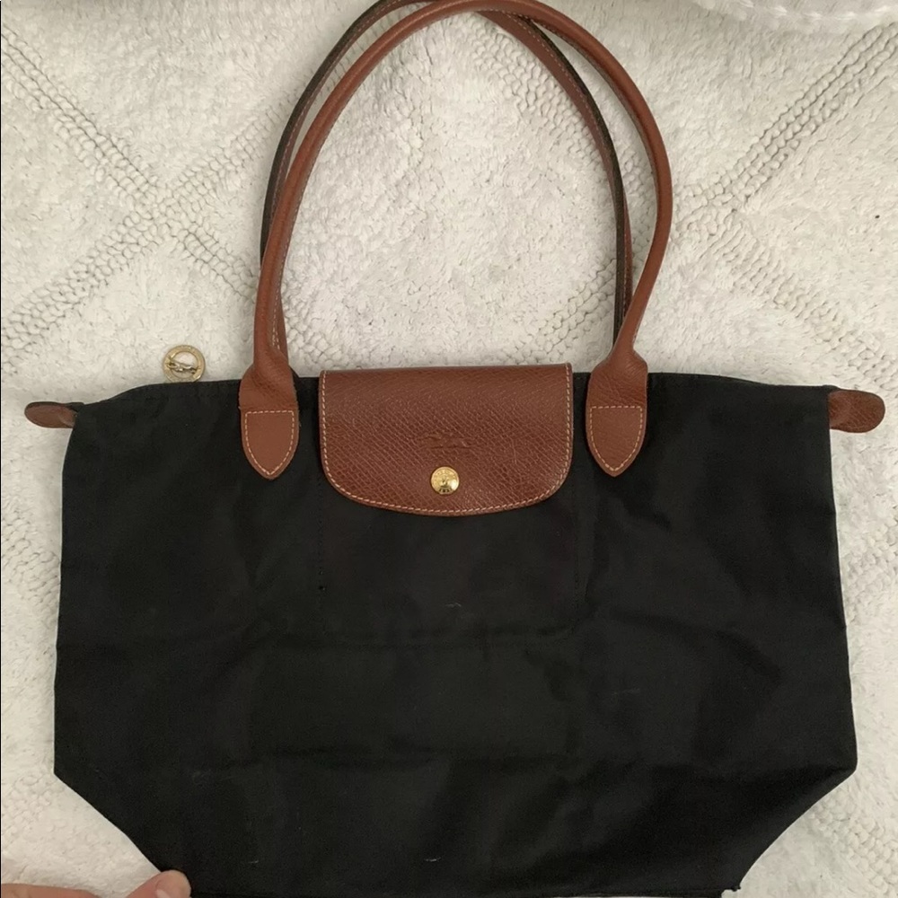 Longchamp le pliage small in black